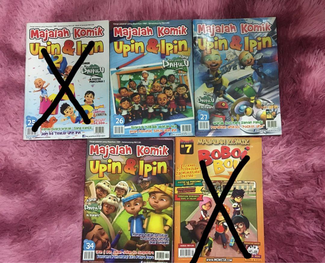 Majalah Komik Upin And Ipin Hobbies And Toys Books And Magazines Comics