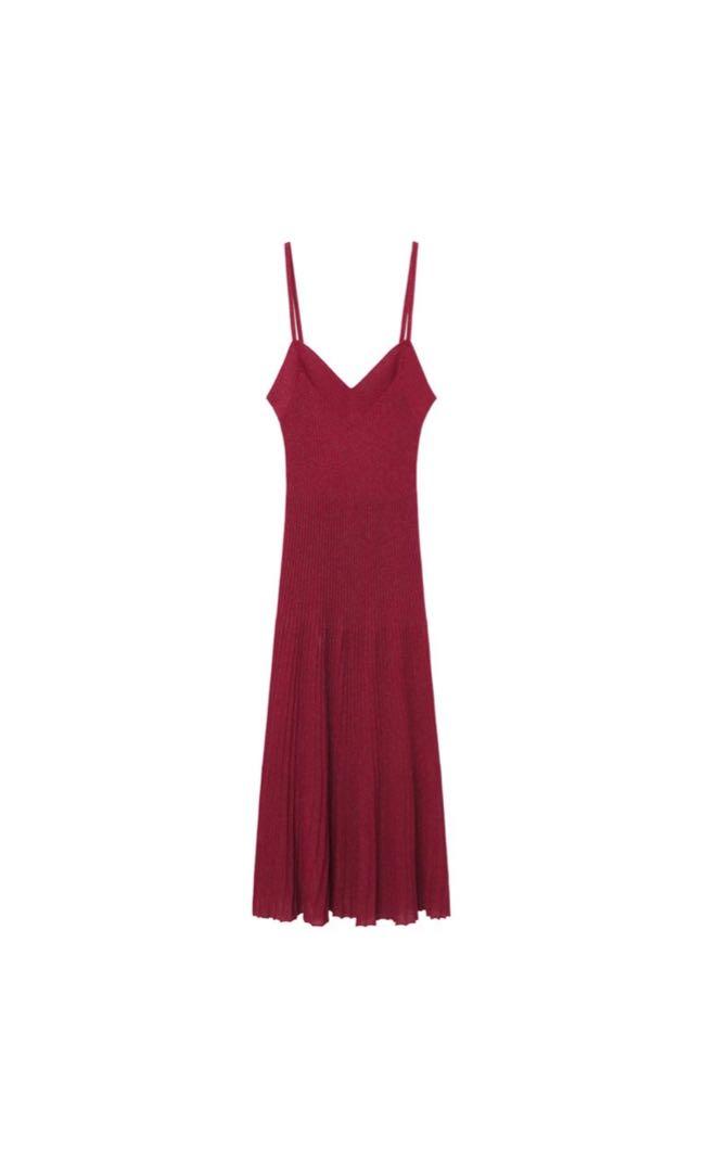 Mango ribbed jersey dress, Women's Fashion, Dresses & Sets on Carousell