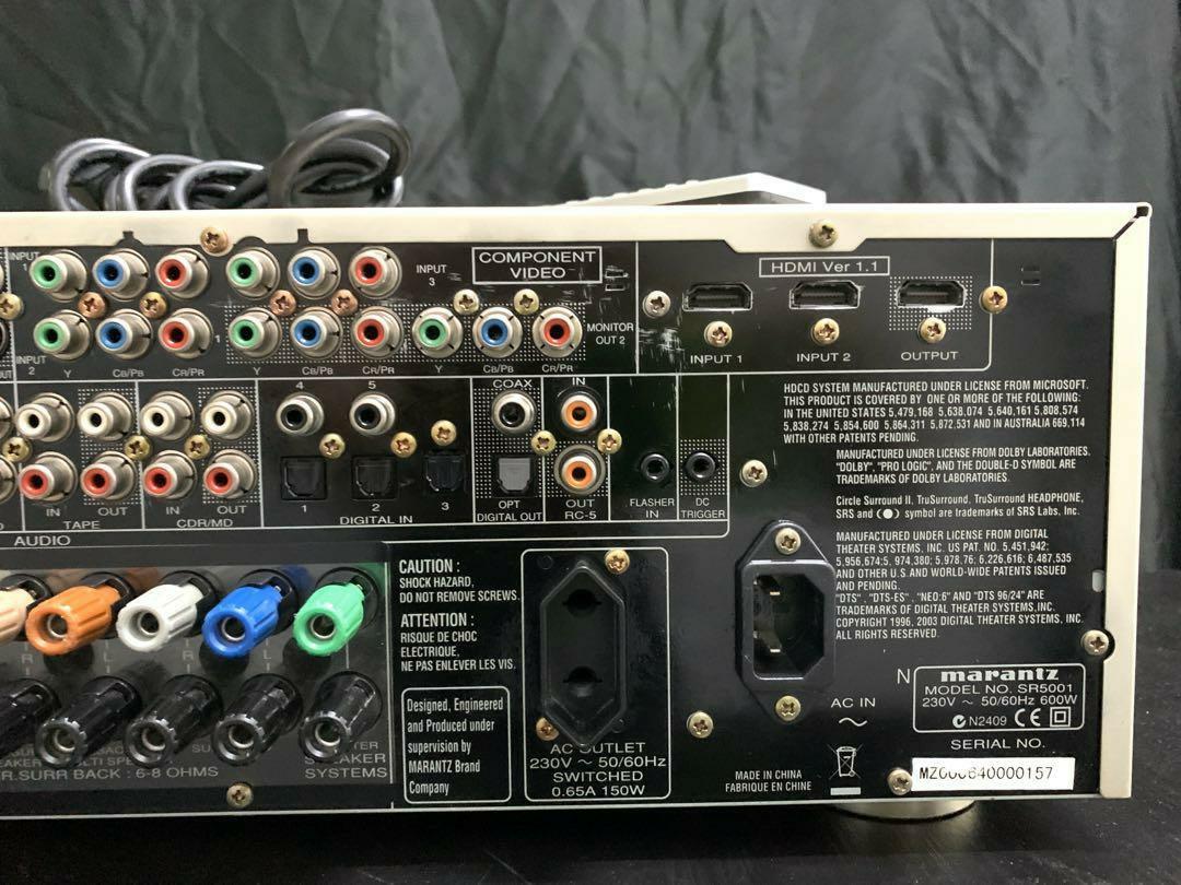 Marantz SR5001 7.1 channel 90 watt hdmi home theater receiver,