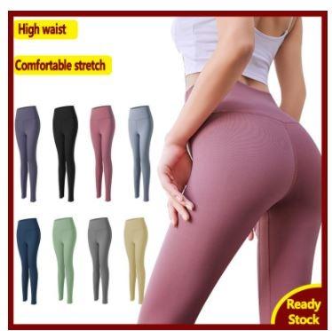 MESH POCKET YOGA PANTS/ LADIES RUNNING PANTS WITH POCKET GOOD QUALITY-  HightWaist, Women's Fashion, Bottoms, Jeans & Leggings on Carousell