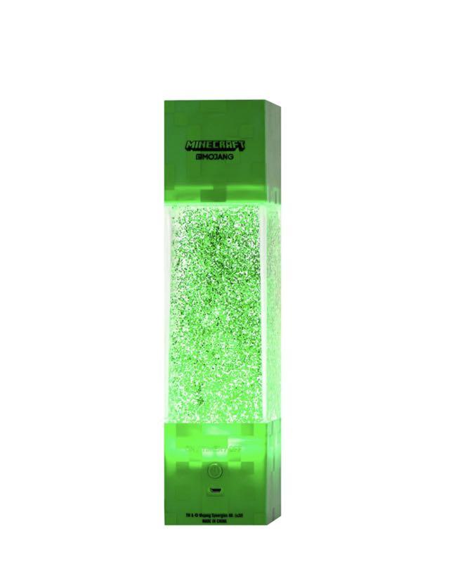 MINECRAFT CREEPER GLITTER MOTION LIGHT 12 INCH, Hobbies & Toys, Toys