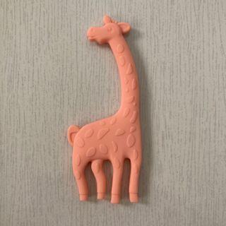 Mom & Baby Silicone Teether Girafffe Pink Preloved