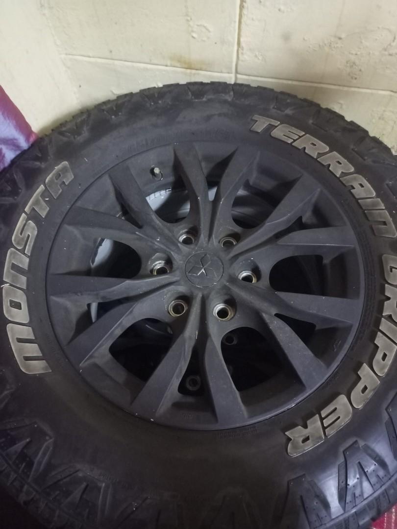 Monsta terrain gripper tires w mags 4 pcs for montero - 265/70/17, Car ...