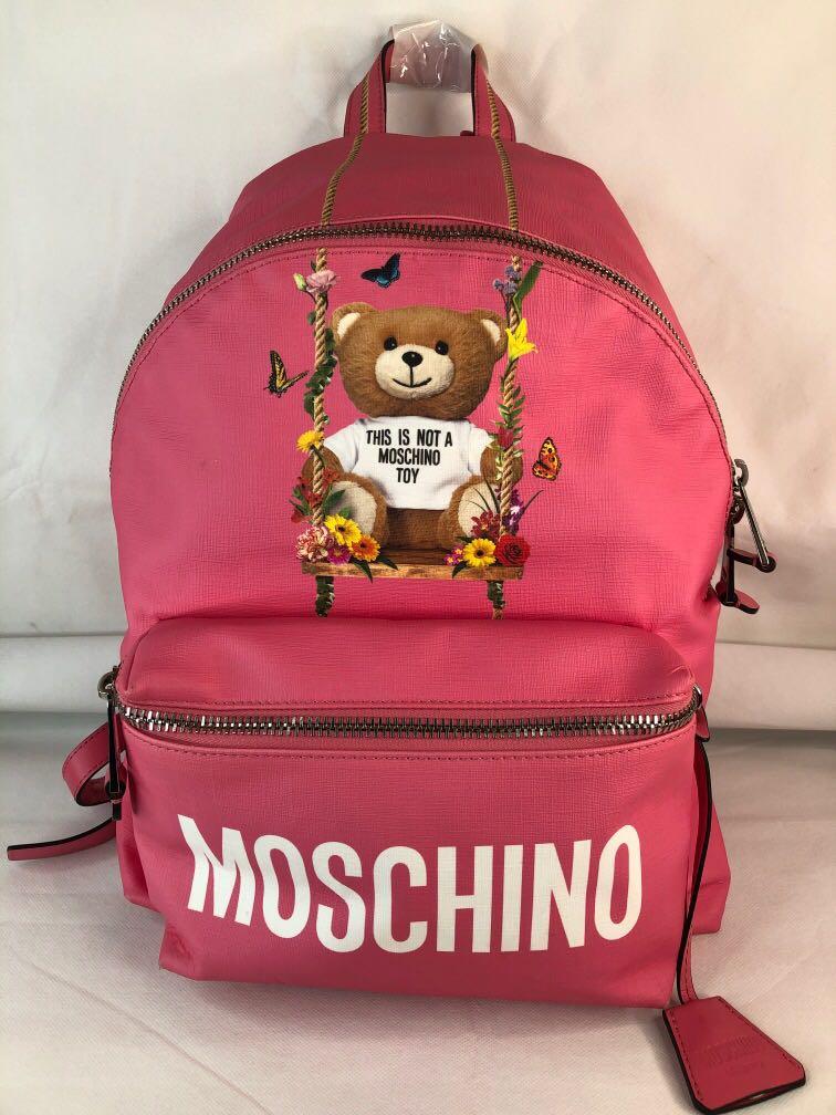 Moschino Backpack Pink Women s Fashion Bags Wallets Backpacks