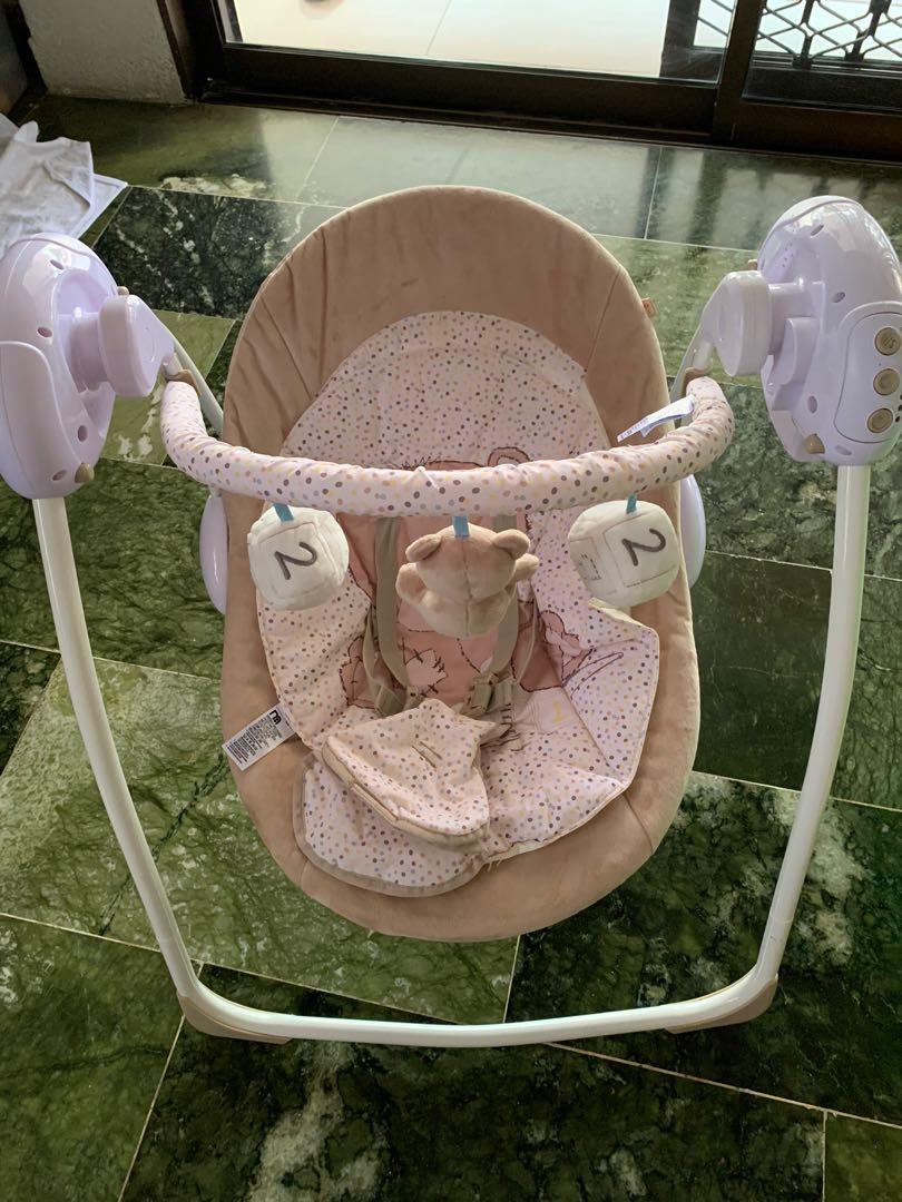Mothercare teddy toy box swing deals