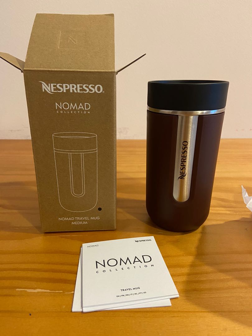 Nespresso Nomad travel mug Burgundy (original price 30SGD), Furniture