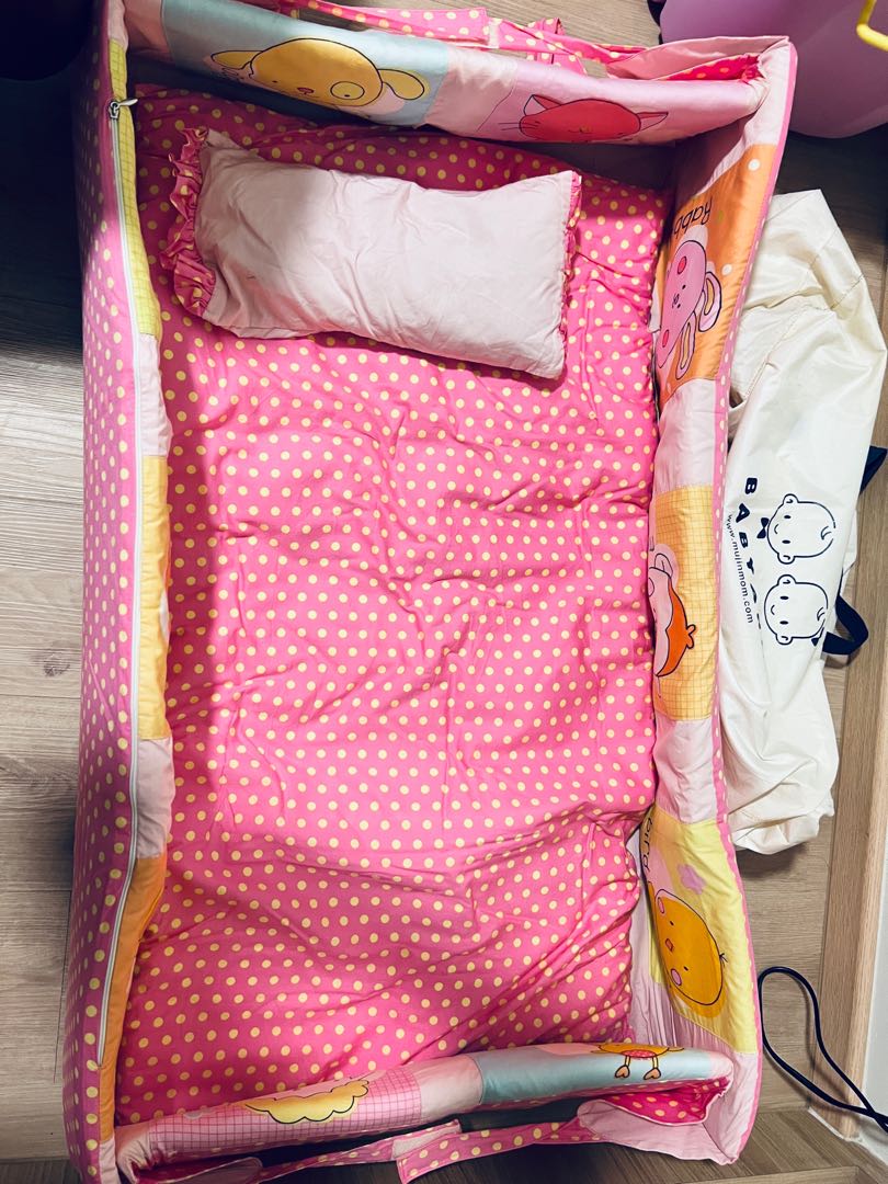 Newborn baby foldable bed mattress cot Babies & Kids, Baby Nursery & Kids Furniture