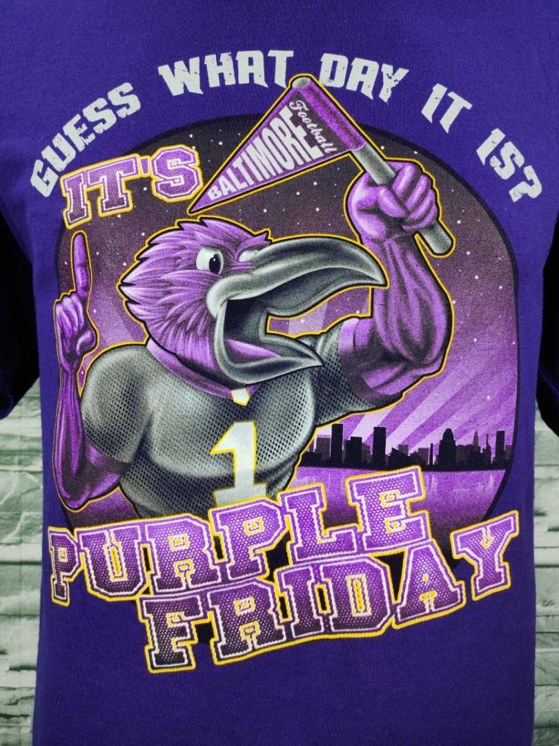 NFL Baltimore Ravens It's Purple Friday Purple Shirt, Men's
