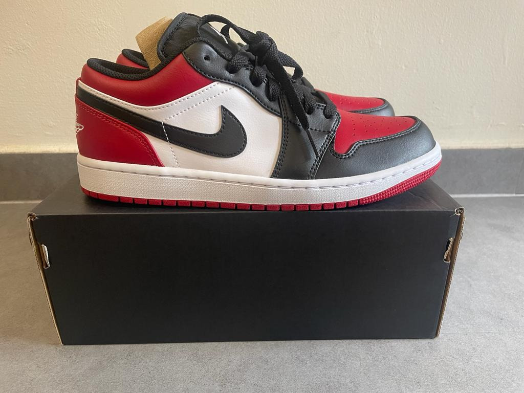 Air jordan 1 hotsell low bred toe