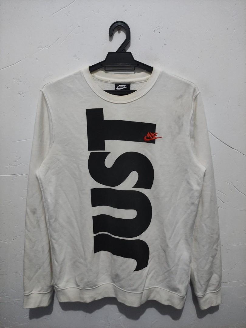Just do it logo sweatshirt on sale