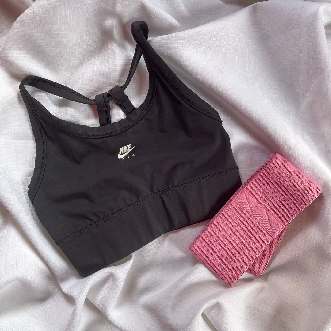 Nike Sports Bra Black IG IMBAK.PH, Women's Fashion, Activewear on