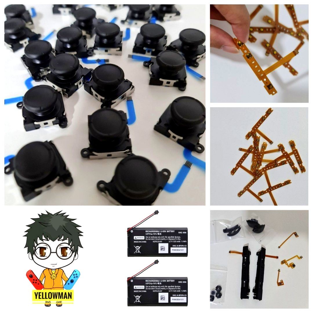 Nintendo switch Joycon /console assesories/ Joycon joystick / SR SL buttons / Switch fixing