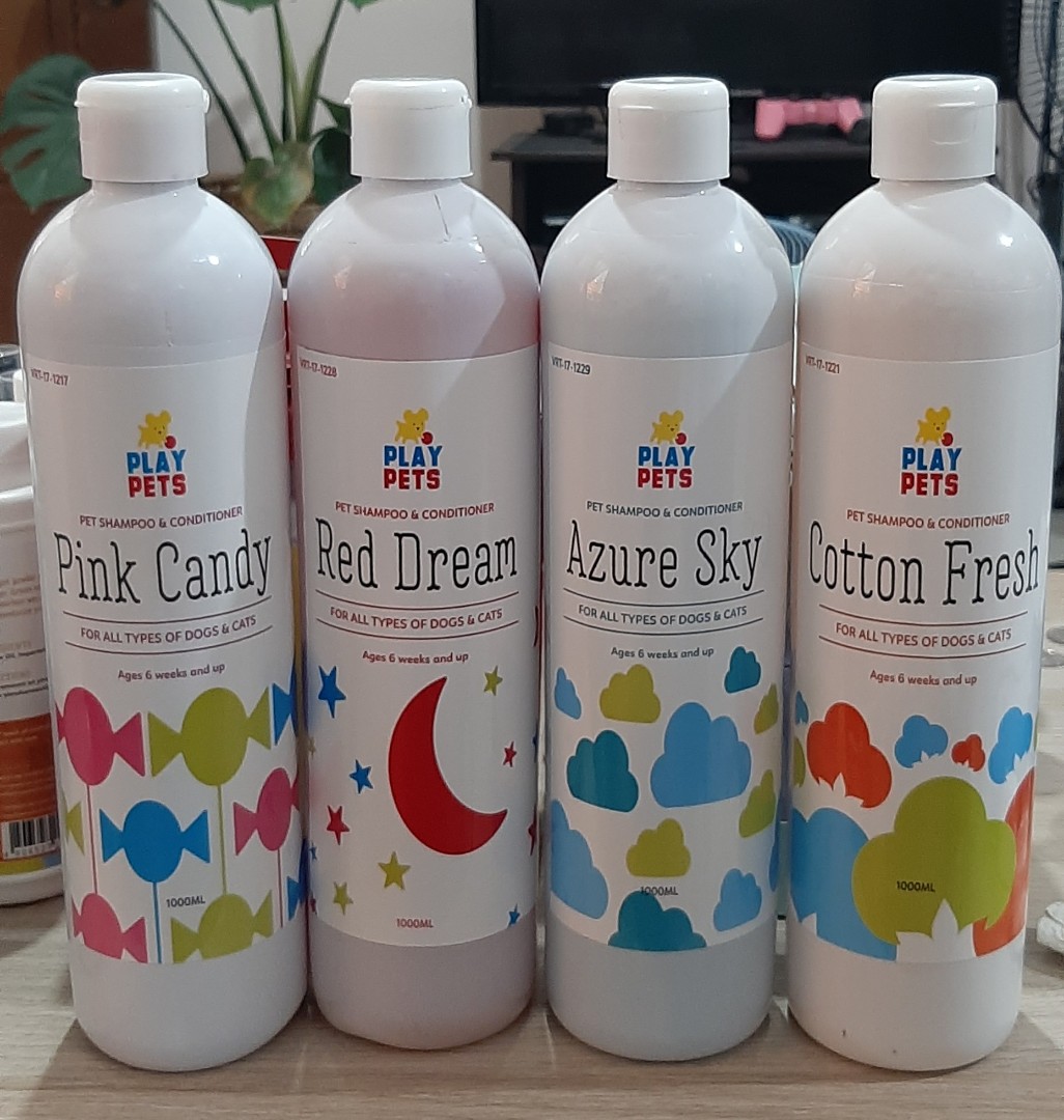Play Pets Shampoo and Conditioner 1L Pet Supplies Health