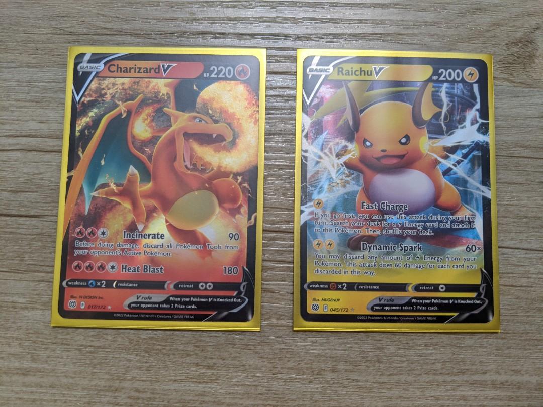 Pokemon Brilliant Stars SS9 Charizard V and Raichu V, Hobbies & Toys,  Memorabilia & Collectibles, Vintage Collectibles on Carousell