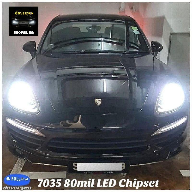 2X CANBUS WHITE H7 4 XBD CREE LED DIP BEAM BULBS FOR PORSCHE CAYENNE BOXSTER 911