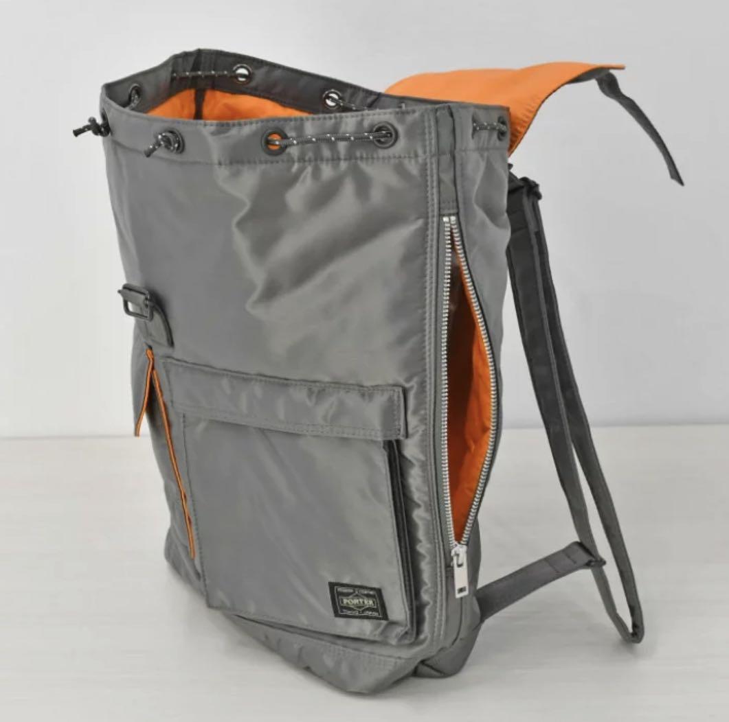 Porter Tokyo TANKER Backpack Silver Grey 銀灰色622-69388, 男裝, 袋