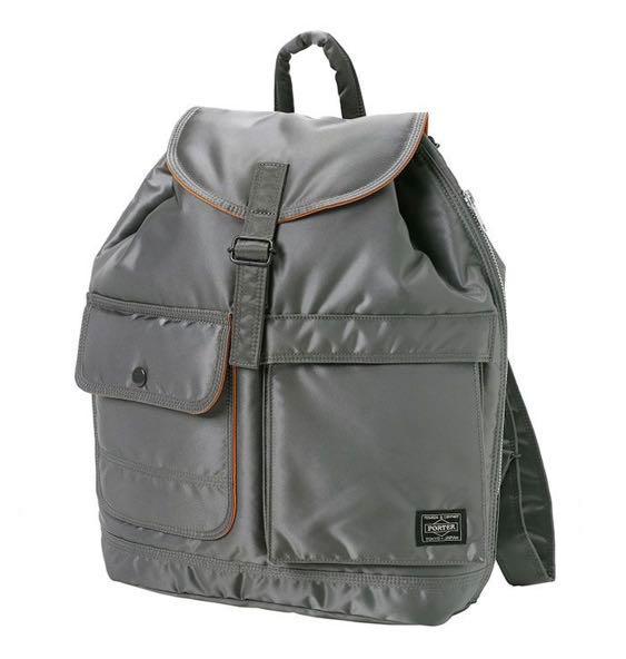Porter Tokyo TANKER Backpack Silver Grey 銀灰色622-69388, 男裝, 袋