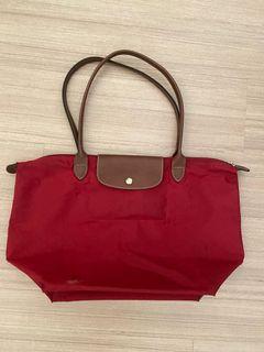 maroon longchamp bolsa