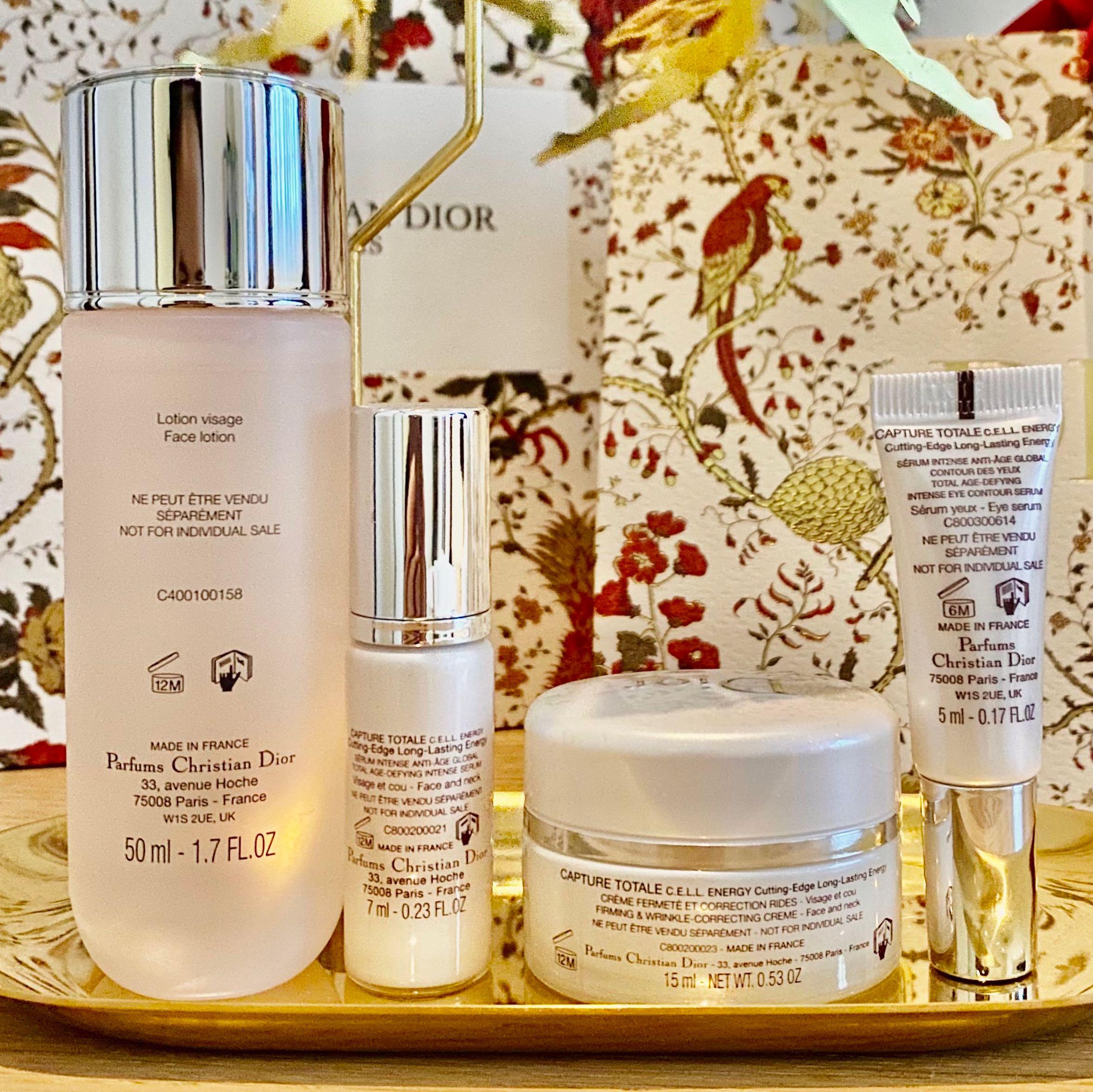 PROMO 4pcs Dior Capture Totale Super Potent Skincare Deluxe Travel Set