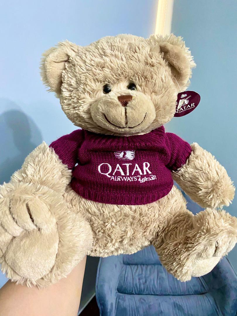 qatar airways teddy bear, Hobbies & Toys, Toys & Games on Carousell