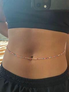 rainbow waist chain