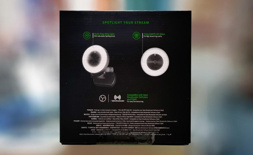 RAZER KIYO BROADCASTING CAMERA WITH ILLUMINATION (Category: Webcams) located in San Juan City. Submitted by blueswitchpc (Listing ID 1148863510, Image 1). Description: RAZER KIYO BROADCASTING CAMERA WITH ILLUMINATION. Razer Kiyo Show the World Who You Are ● Full Camera Controls ● Ring Light. Camera. Action. ● Sharper and Smoother Discounted Price for Bulk Orders‼️ Message us to place your order. Specs Details: https://www.razer.com/streaming-came
