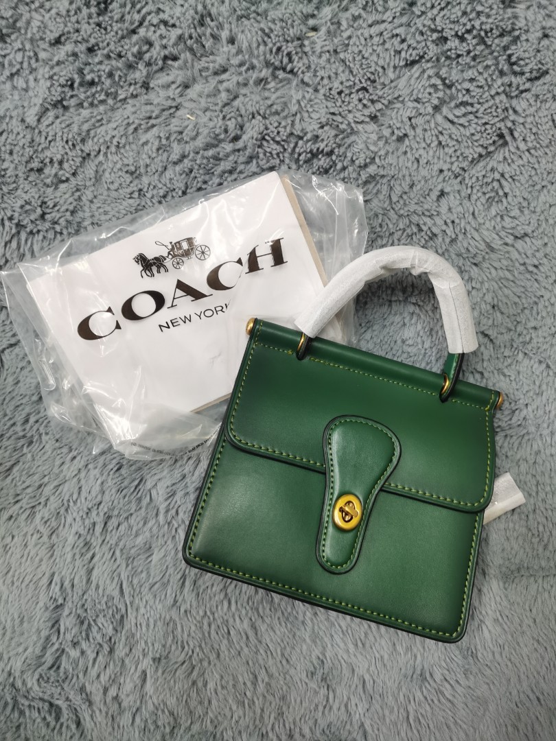 Coach willis bag green cheap