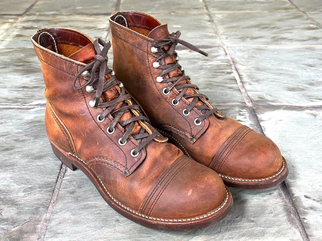 Red wing boots iron ranger sale top