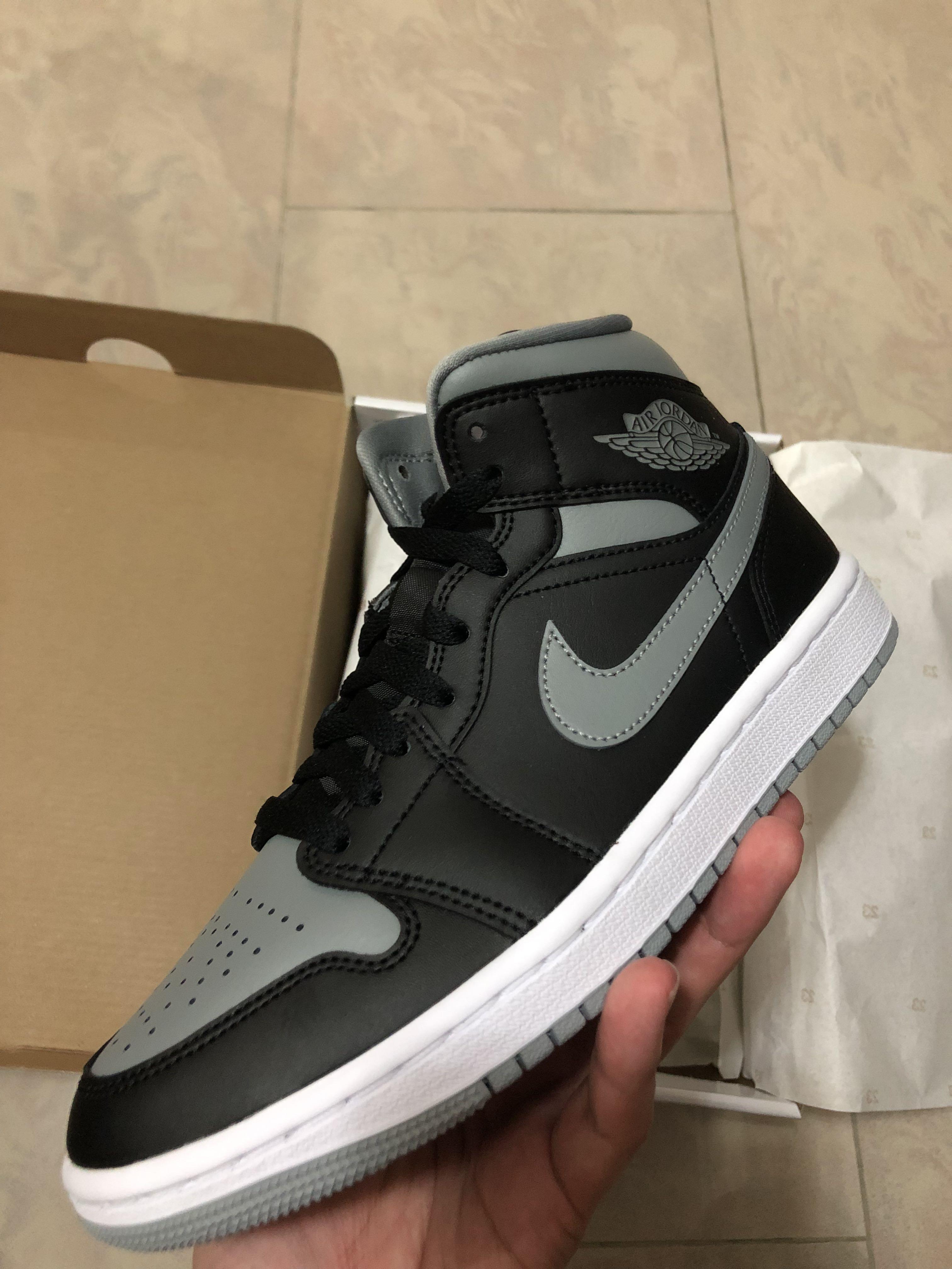 Air jordan 1 grey black shop