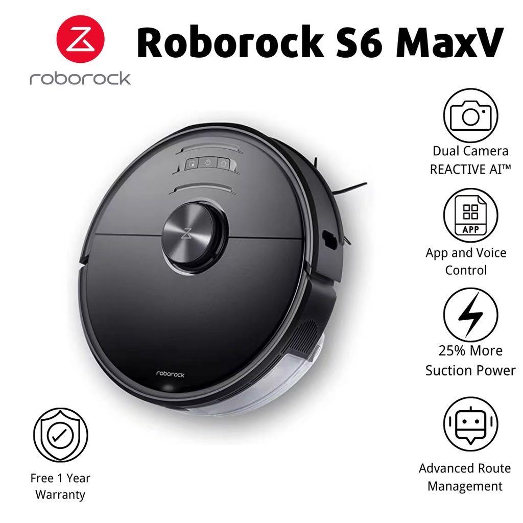 Roborock S6 MaxV Robotic Vacuum Mopping + Sweeping Dual Camera AI