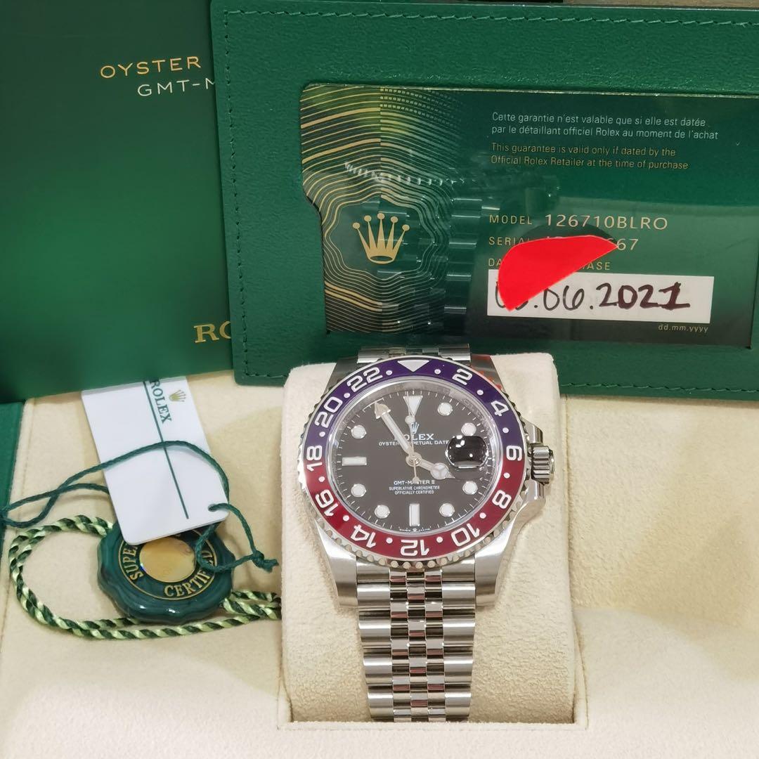 Rolex GMT master ll 126710BLRO, Luxury 