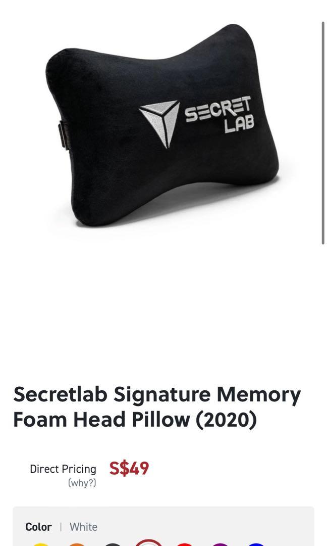 Secretlab signature memory clearance foam head pillow