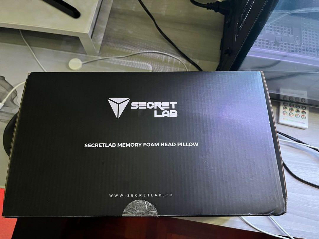 Secretlab Memory Foam magnetic head pillow, Furniture & Home Living ...
