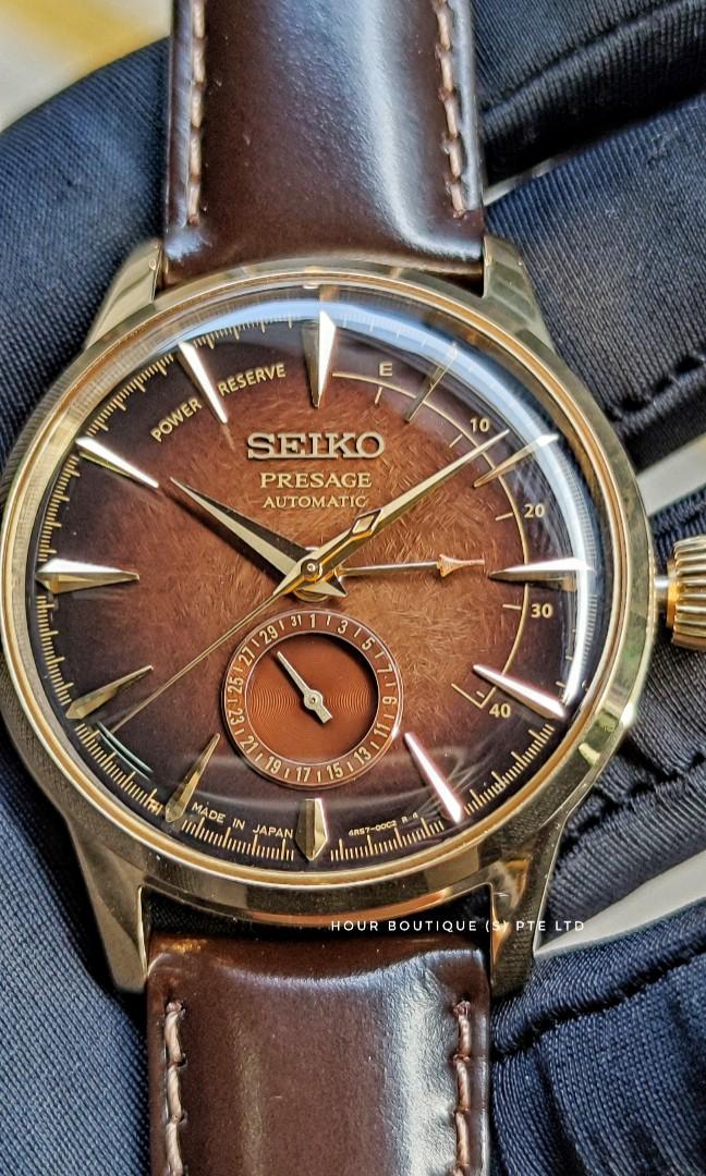 Seiko Presage Brown Cocktail Dial , Men's Automatic Dress Watch SSA392  SSA392J1, Men's Fashion, Watches & Accessories, Watches on Carousell