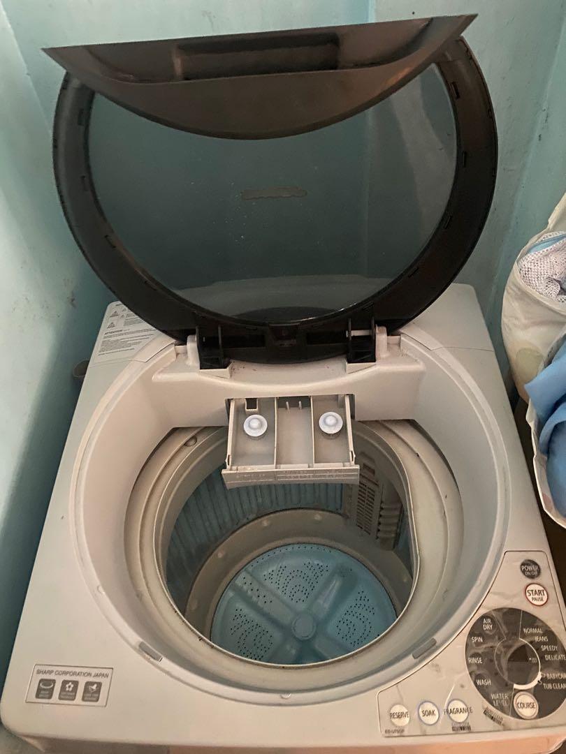 Sharp 7.5kg automatic washing machine, TV & Home Appliances, Washing