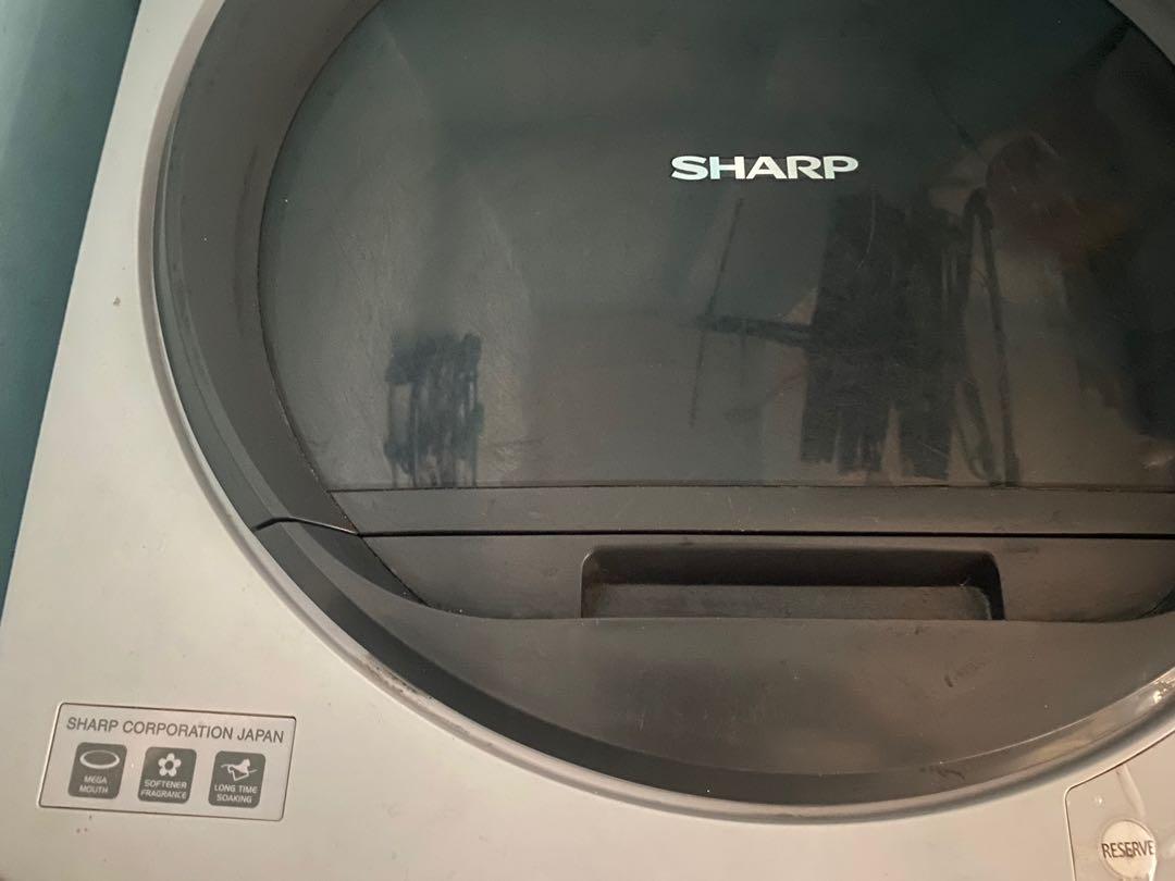 Sharp 7.5kg automatic washing machine, TV & Home Appliances, Washing