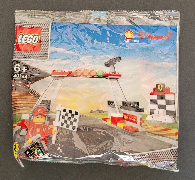 Shell Ferrari Lego Finish Line and Podium on Carousell