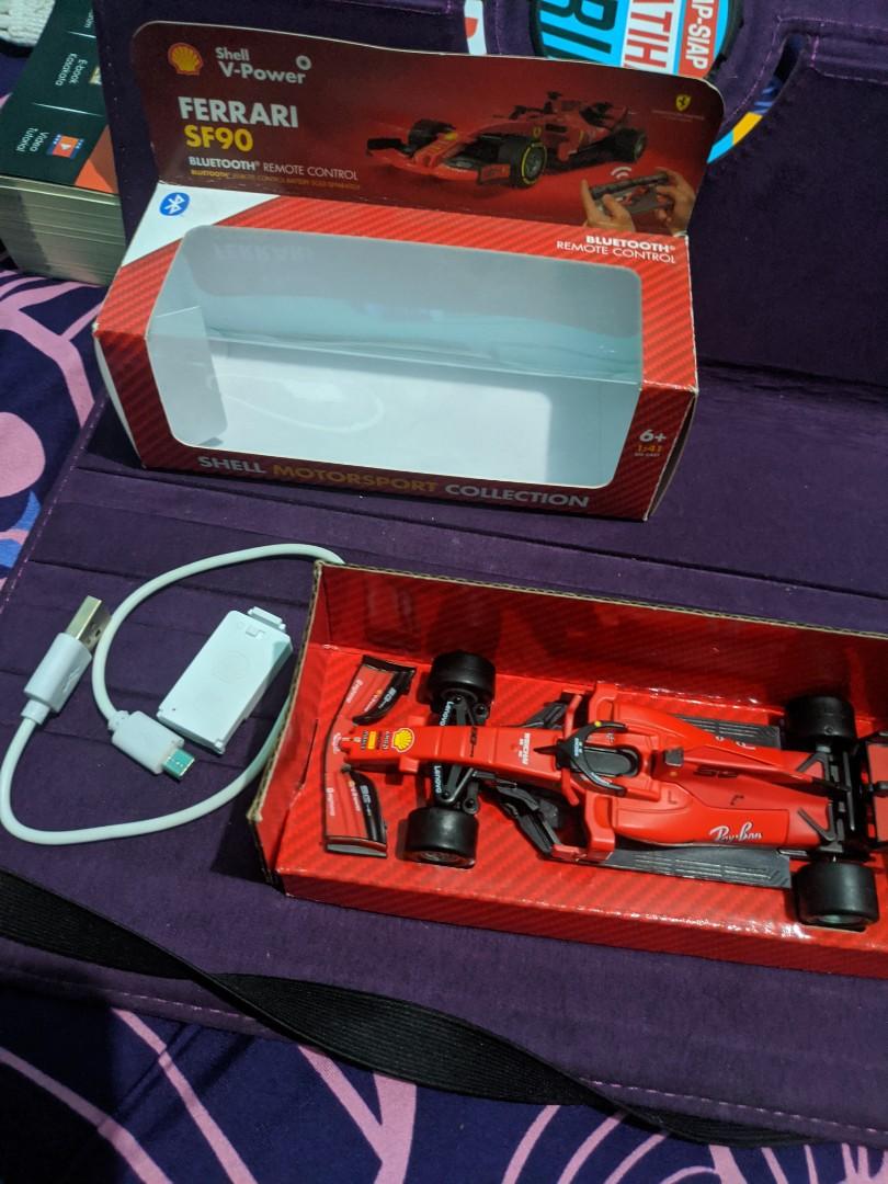 Remote Control Shell Motorsport Ferrari SF90 + Bluetooth Battery, Toys ...