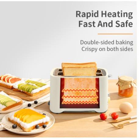 Simplus Pop-up Bread Toaster With Heating Rack Detachable Defrost ...