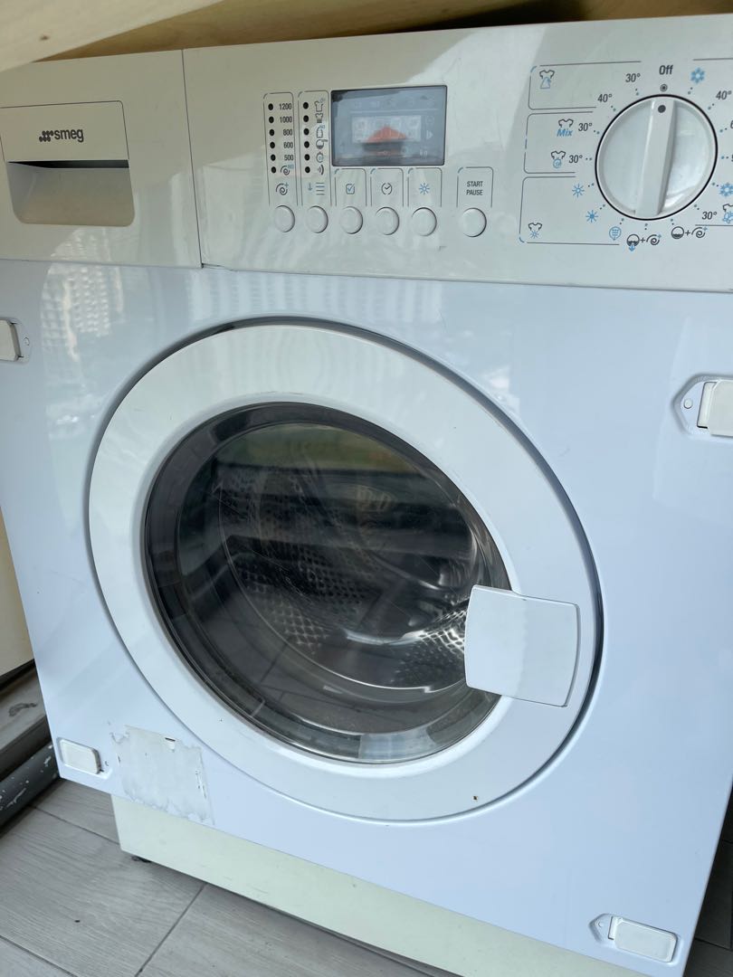 smeg Washing and dryer LSTA127, TV & Home Appliances, Washing Machines