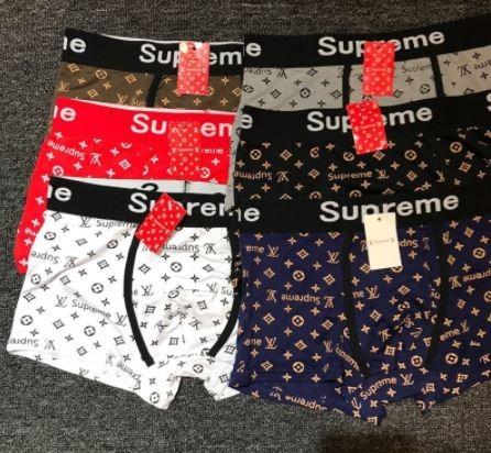 BRAND NEW Supreme x LV Boxers RED, Men's Fashion, Bottoms, New Underwear on  Carousell