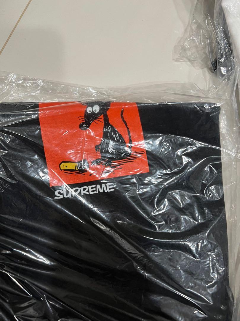 Supreme Mouse Tee Black, Men's Fashion, Tops & Sets, Tshirts ...