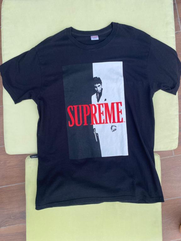 Supreme scarface new arrivals split tee black