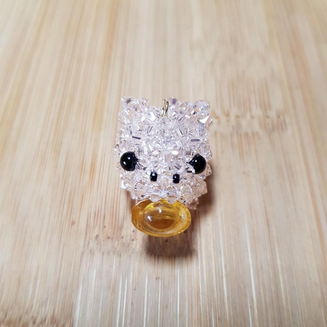 Swarovski best sale pig keychain