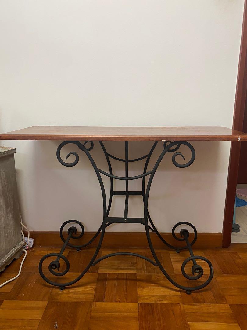 Table (Category: Tables & Sets) located in Singapore. Submitted by vdoll (Listing ID 1148908339, Image 3). Description: Rustic desk table. Well used, has some scratches. Only pick up and arranged by buyer. .