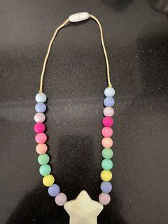 Teether Necklace for Baby Girl