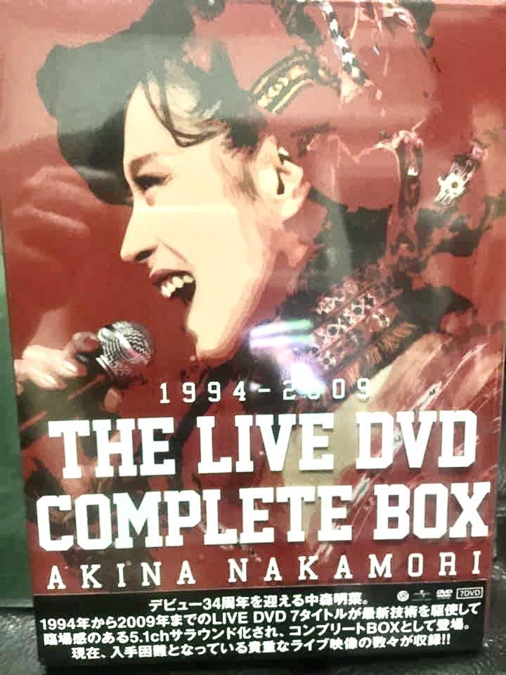 若者の大愛商品 中森明菜 THE BOX COMPLETE DVD LIVE ミュージック 