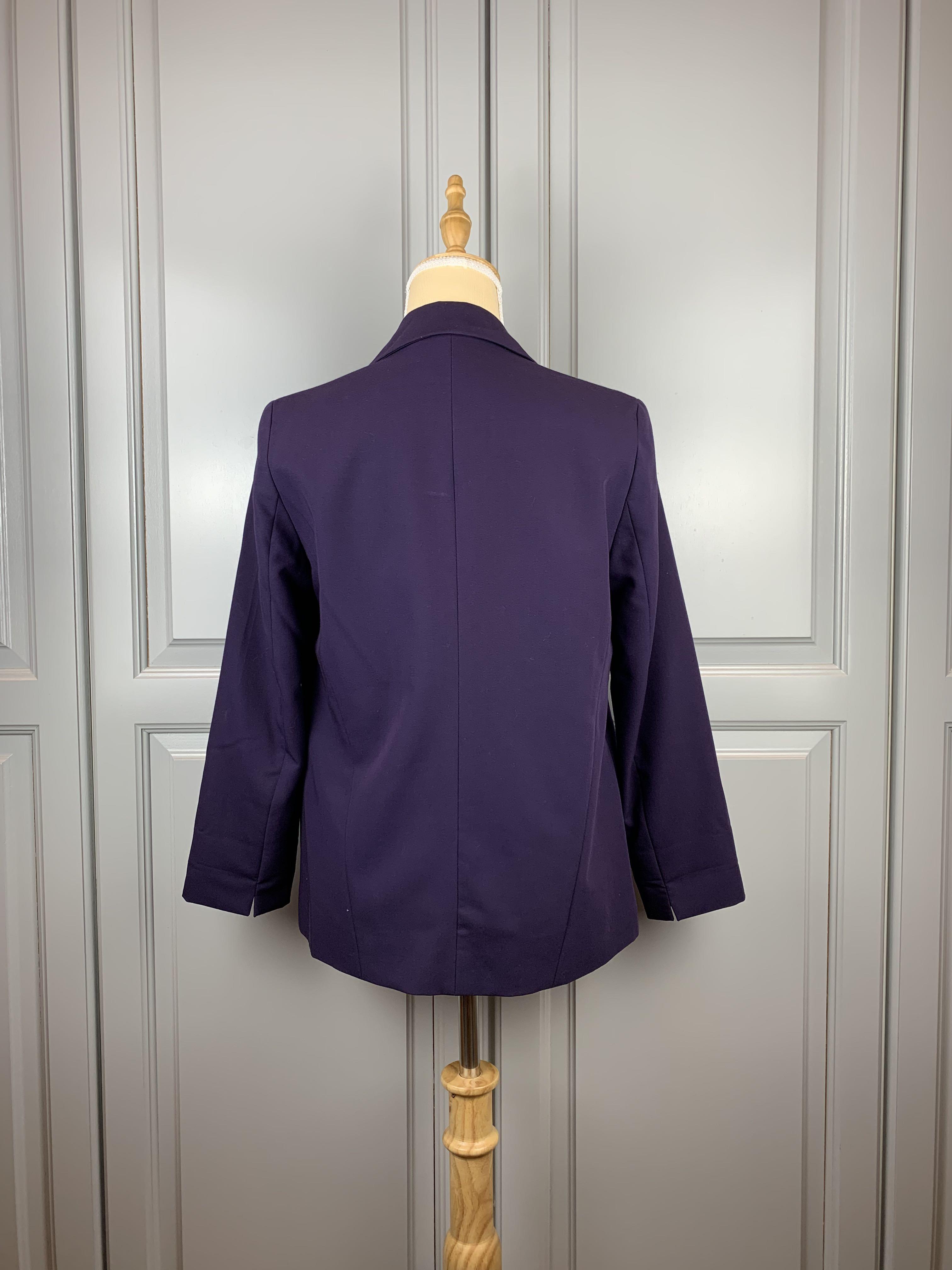Topshop purple blazer store