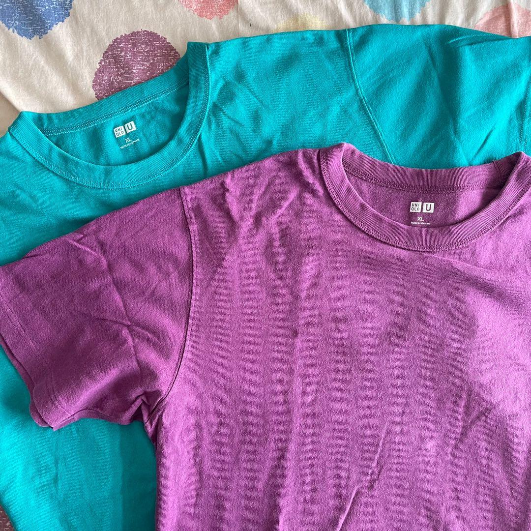 Uniqlo Oversized shirt set Aqua and 