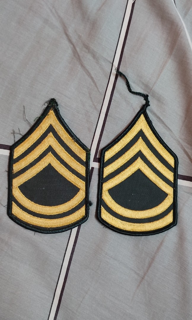 US Army Vietnam Era rank Seargent First Class (SFC), vintage, og